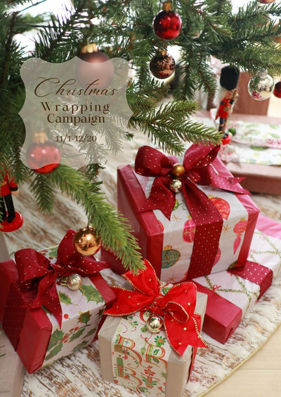 【11/1-12/20 Christmas Wrapping Campaign】