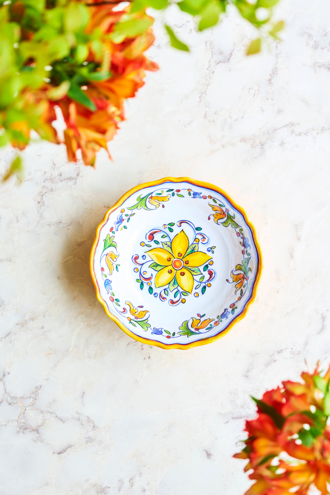 ご予約です　　　　　　　　　　メラミン製サラダプレート　2柄　花柄8枚 flower-pattern-shuunou.image-