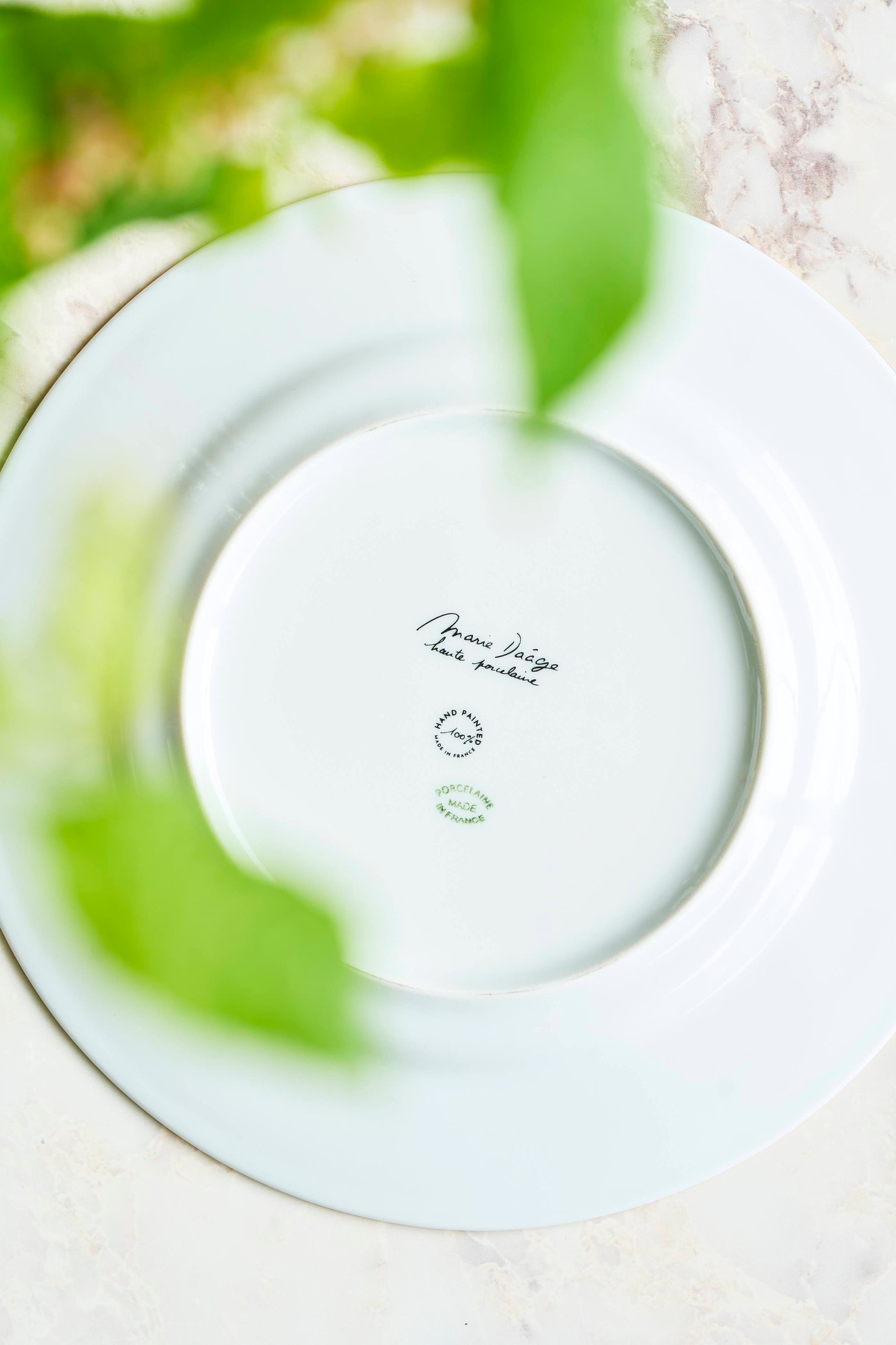 【 Order Only 】Marie Daage BOTANIQUE 21cmプレート”Curve”