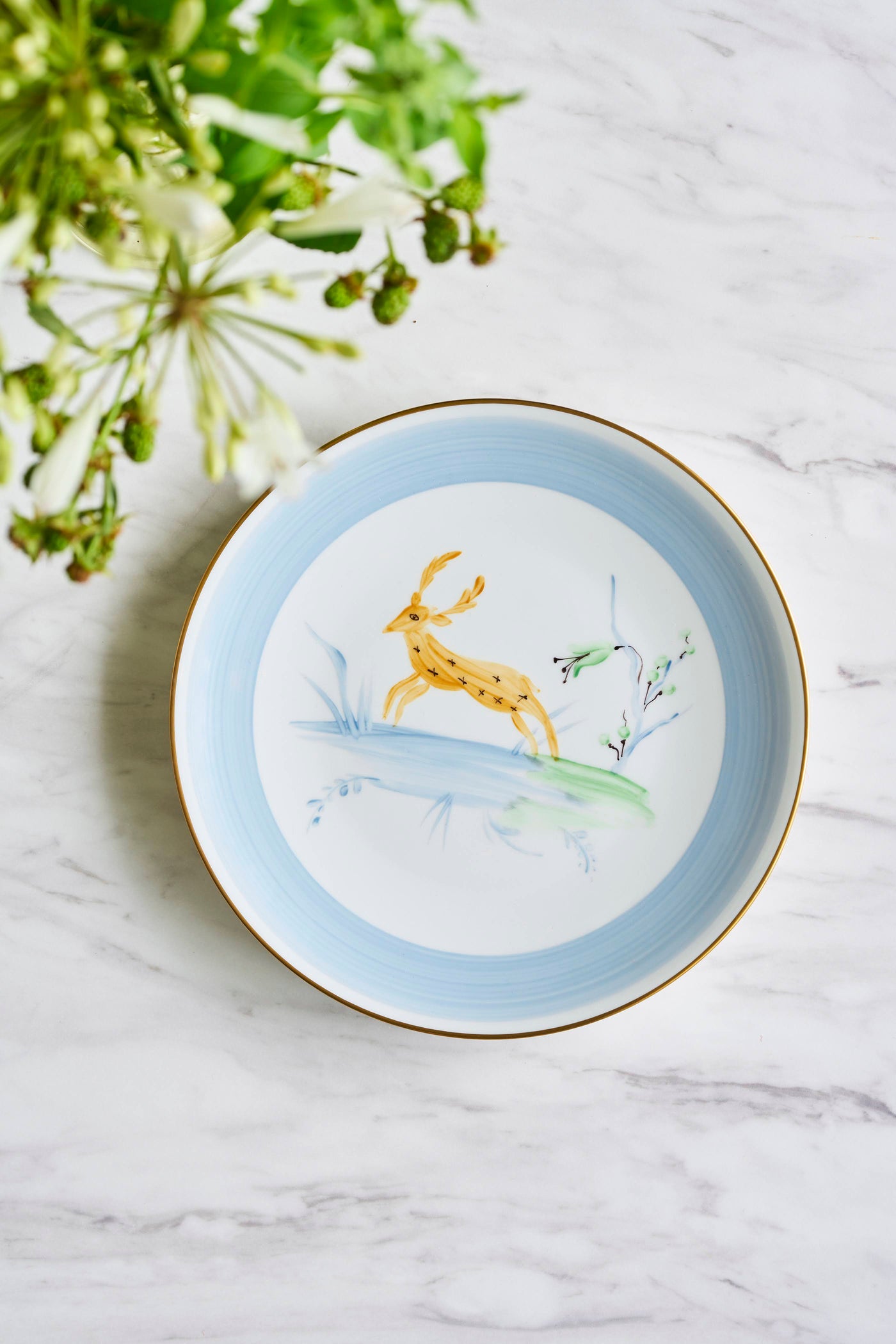 【 Order Only 】Marie Daage GRIFFON 21cmプレート”Deer”