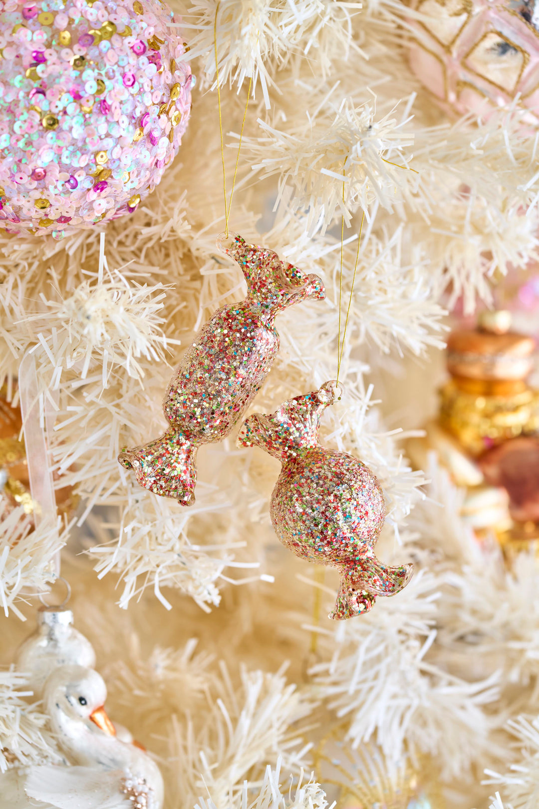 新品未使用 ファッショナブル ドーナツ オーナメント サーモンピンク ガラスオーナメント ドーナツ ピンク | Francfranc（フランフラン