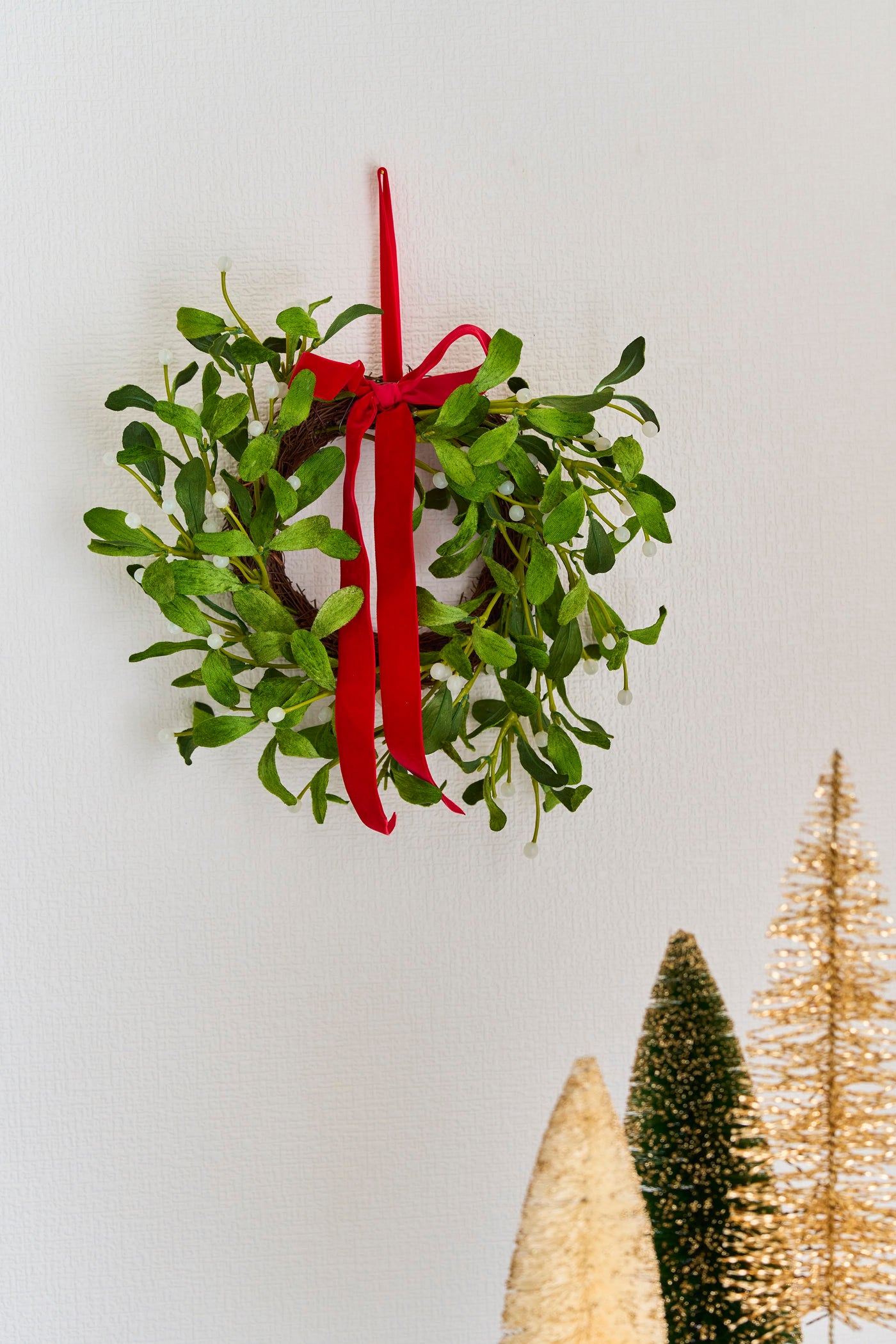 SHISHI　ヤドリギリース　３２cm