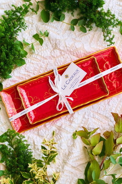 Le Cadeaux メラミン BELLINI スクエアトレイセット