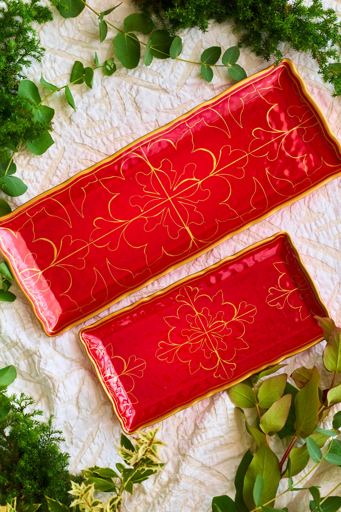 Le Cadeaux メラミン BELLINI スクエアトレイセット