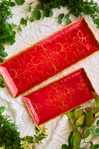 Le Cadeaux メラミン BELLINI スクエアトレイセット