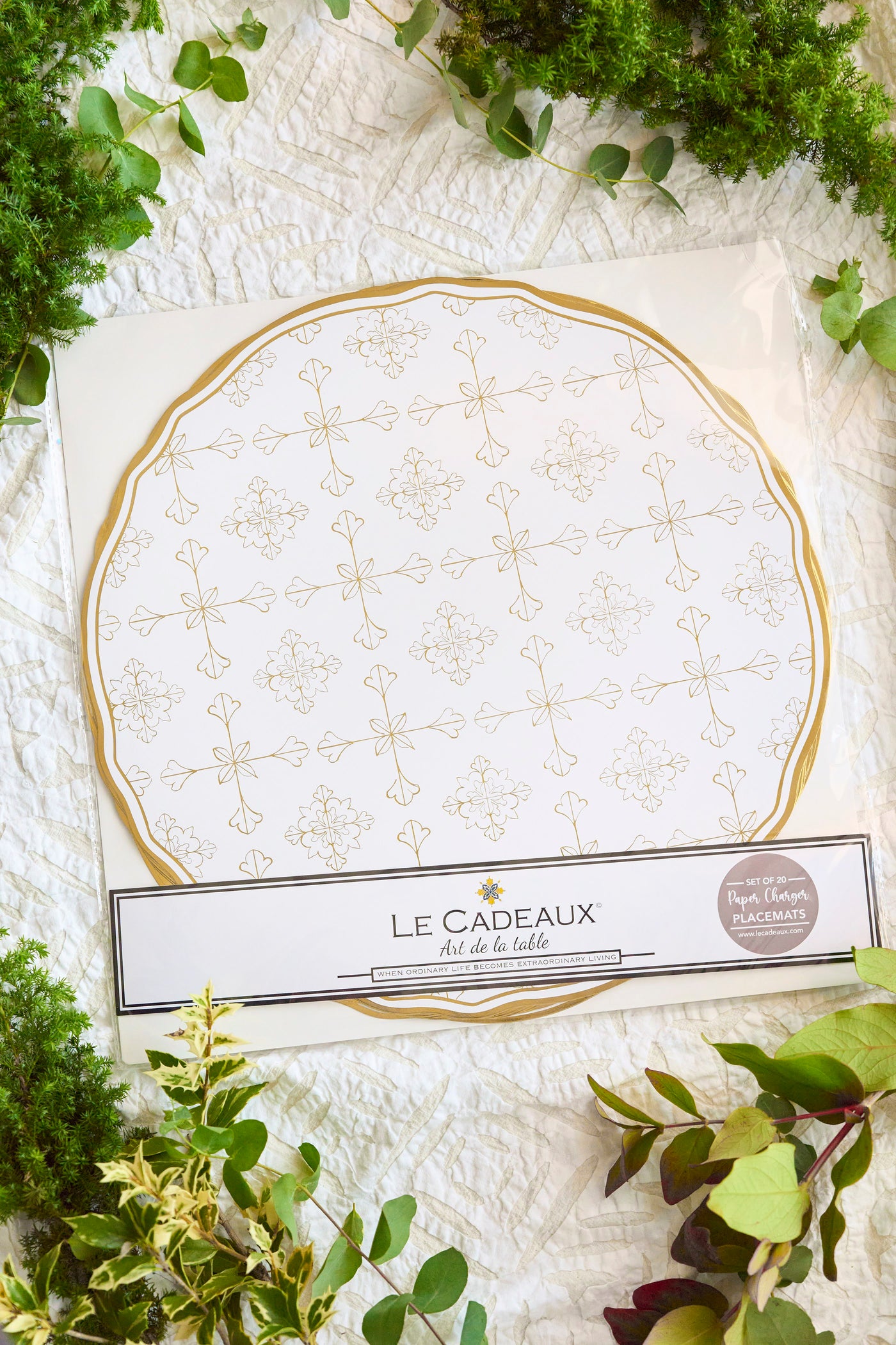 Le Cadeaux　BELLINI　リバーシブルペーパープレイスマット