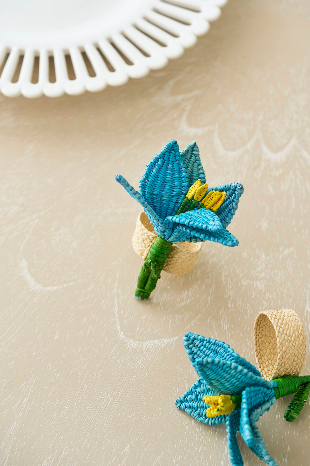 新品 - Time for tea 花形ナプキンリングセットx2 Accessories ナプキンリング – Blooming Home