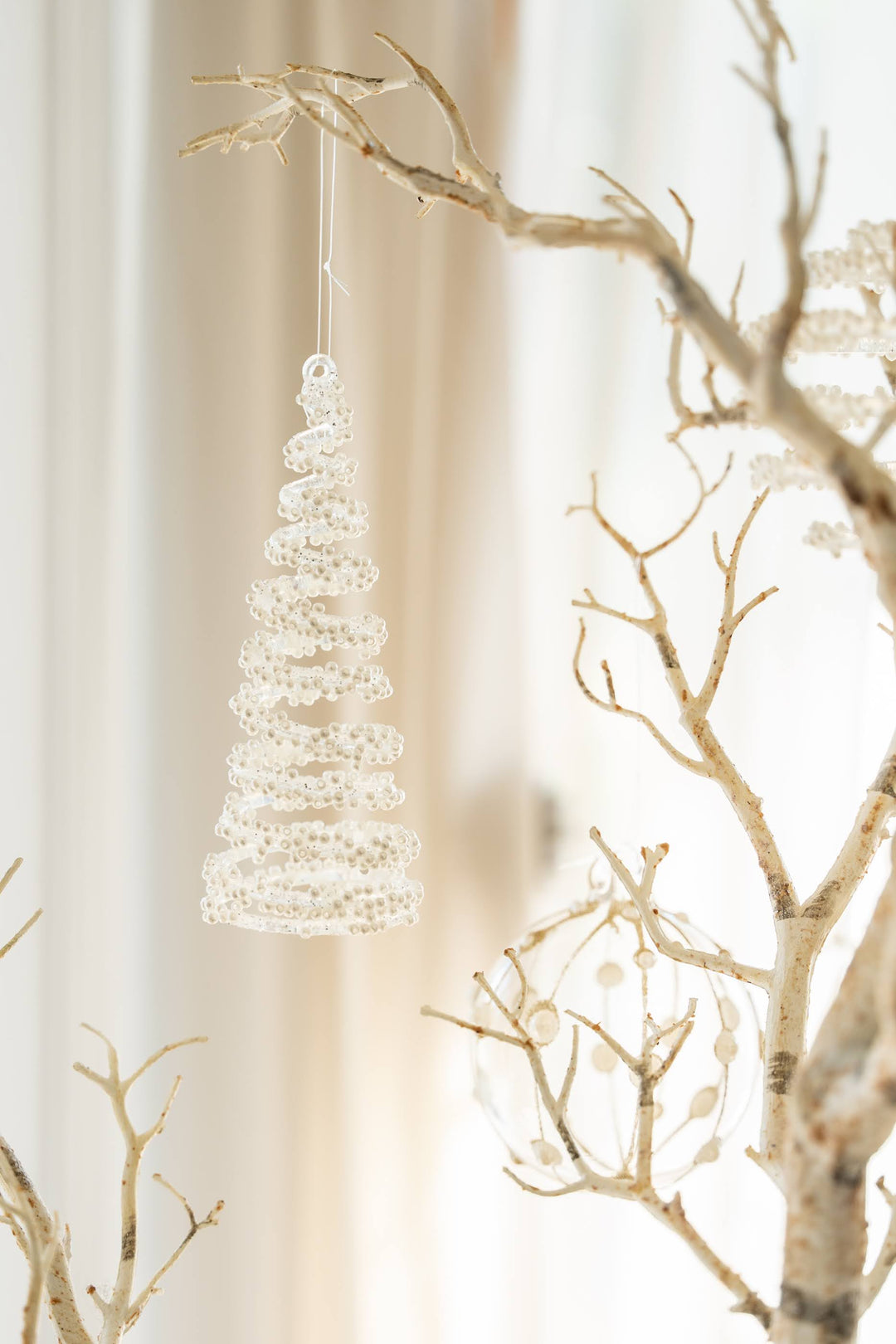 スパイラルツリーオーナメント パール – Blooming Home