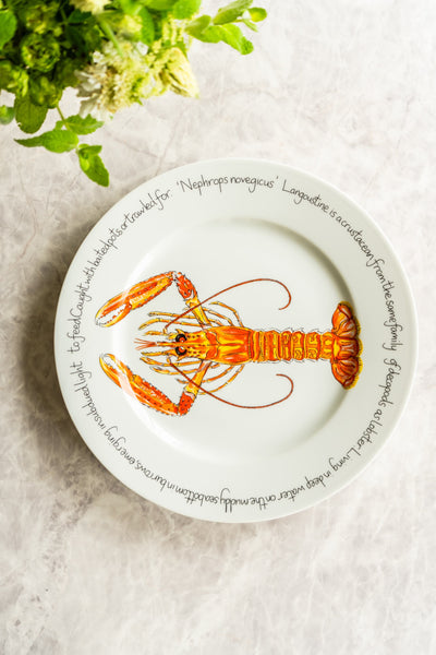 【   Richard Bramble  "Langoustine" 30cm プレート　フラット／ディープ　】