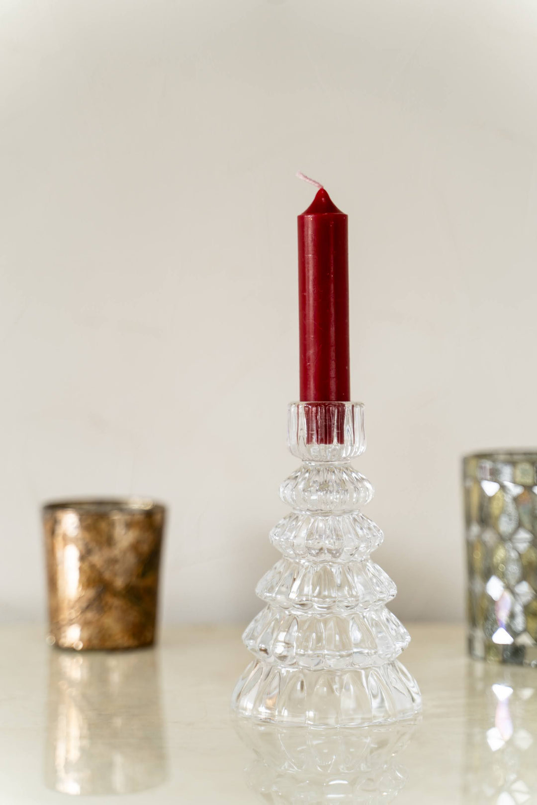 Bloomingville ガラスツリー キャンドルホルダー M – Blooming Home