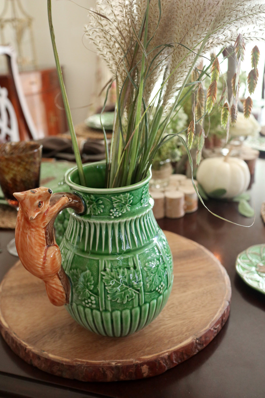 【希少】bordallo pinheiro ボルダロ　デイジー花瓶　ピッチャー 希少】bordallo pinheiro ボルダロ デイジー花瓶 ピッチャー